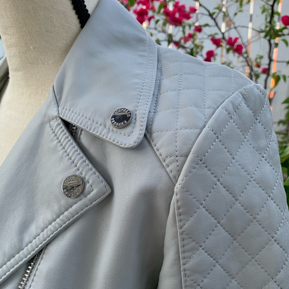 Express Light Gray Moto Jacket - Picture 2 of 8